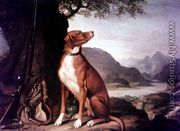 G. M. Johnstons favourite gun dog in a landscape - J. Francis Sartorius