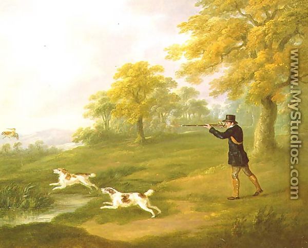 Woodcock Shooting, 1820  - John Nost Sartorius