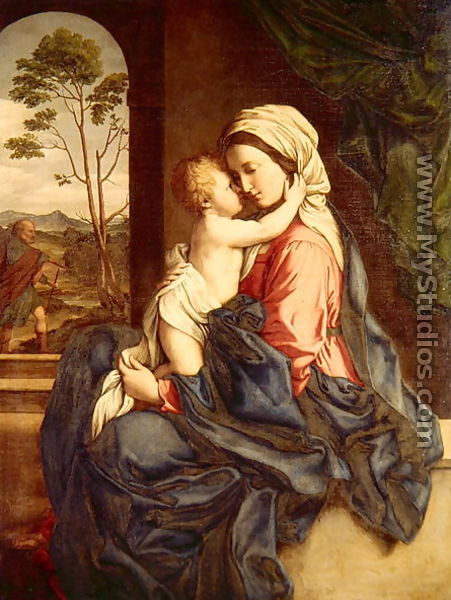 The Virgin and Child Embracing - Francesco de