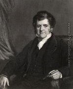Richard Bright, engraved by H. Cock, from The National Portrait Gallery, Volume I, published c.1820 - Frederick Richard Say