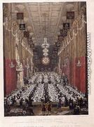 The Lord Mayors Dinner at the Guildhall, 9th November 1828 - George the Elder Scharf