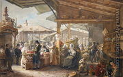 Old Covent Garden Market, 1825 - George the Elder Scharf