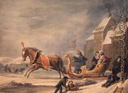 Winter in Germany, 1817  - George the Elder Scharf