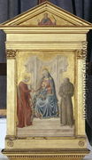 Enthroned Madonna with Child and Saints Gerhard and Katharina, c.1450  - Paolo di Stefano Badaloni Schiavo