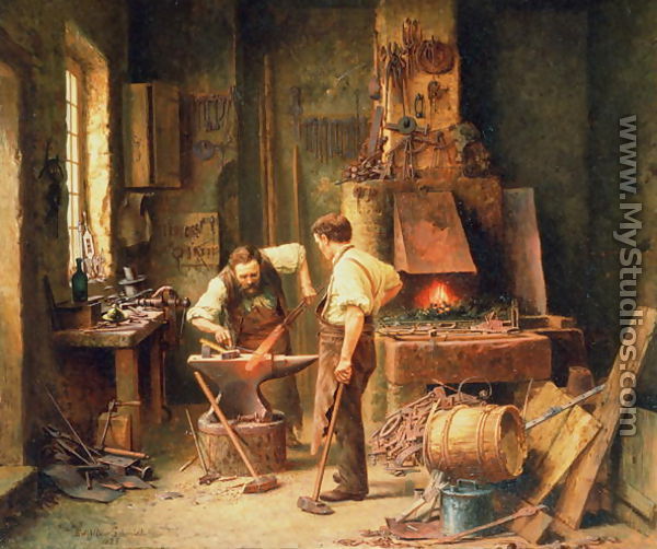 The Forge, 1836 - Arthur Schmidt