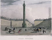 Place Vendome, 1832  - (after) Schmidt, Bernhard