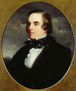 Portrait of George Linley 1798-1865 - Charles Henry Schwanfelder