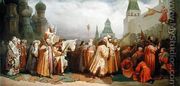 Palm Sunday Procession under the Reign of Tsar Alexis Romanov 1629-76 1868 - Viatcheslav Grigorievitch Schwarz