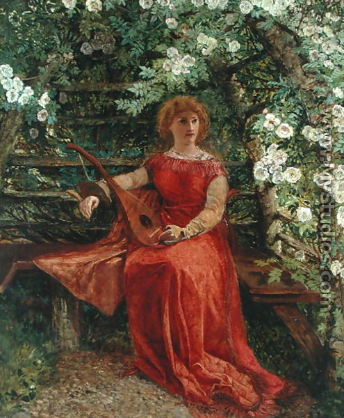 Fair Rosamund in her Bower - William Bell Scott