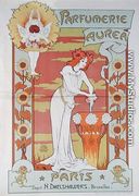 Poster advertising Aurea perfume shop, Paris-Bruxelles, c.1900 - Armand Jean-Baptiste Segaud