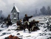 Winter Skirmish by a Shrine, 1846 - Christian Sell