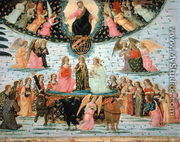 Triumph of Eternity, inspired by Triumphs by Petrarch 1304-74 - Jacopo Del Sellaio