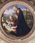 Adoration of the Christ Child - Jacopo Del Sellaio