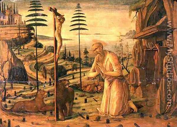 St. Jerome at Prayer, 1483 - Jacopo Del Sellaio