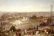 Jerusalem in her Grandeur, engraved by Charles Mottram 1807-76 1860  - Henry Courtney Selous