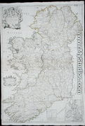 Map of Ireland, 1712 - John Senex