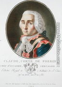 Claude 1656-1733 Comte de Forbin, 1789, from Portraits des grands hommes, femmes illustres, et sujets memorables de France, engraved 1787-92 - Antoine Louis Francois Sergent-Marceau
