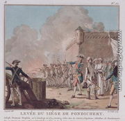 Lifting of the Siege of Pondicherry, 1748, engraved 1789 - Antoine Louis Francois Sergent-Marceau