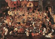 Battle of Carnival and Lent - Pieter The Younger Brueghel