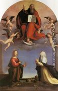 God The Father In Glory Between Magdalen An St Catherine Of Siena 1509 - Fra Bartolomeo