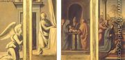 The Annunciation (front) Circumcision And Nativity (back) 1500 - Fra Bartolomeo