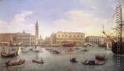 The Molo Seen from the Bacino di San Marco 1697 - Caspar Andriaans Van Wittel
