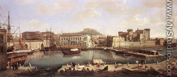 View of Naples 1700-10 - Caspar Andriaans Van Wittel