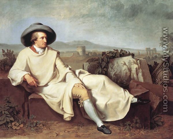 Goethe in the Roman Campagna 1786 - Johann Heinrich Wilhelm Tischbein
