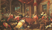 The Purification Of The Temple - Jacopo Bassano (Jacopo da Ponte)