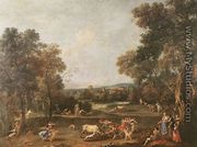 Bull-Hunting c. 1736 - Francesco Zuccarelli