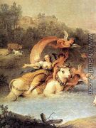 The Rape of Europa (detail) 1740-50 - Francesco Zuccarelli