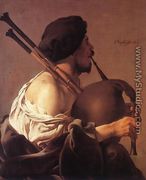 Bagpipe Player 1624 - Hendrick Terbrugghen