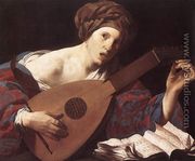 Woman Playing the Lute 1624-26 - Hendrick Terbrugghen
