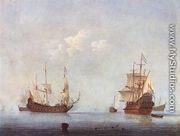 Marine Landscape - Willem van de, the Younger Velde