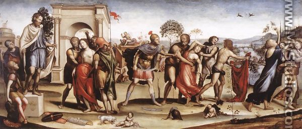 The Rape Of The Sabine Women 1506-07 - Il Sodoma (Giovanni Antonio Bazzi)
