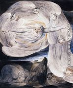 Job Confessing His Presumption To God Who Answers From The Whirlwind 1803-05 - William Blake