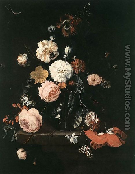 Flower Still-Life - Cornelis De Heem