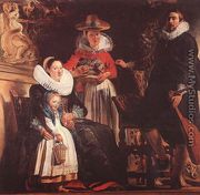 The Family Of The Artist - Jacob Jordaens