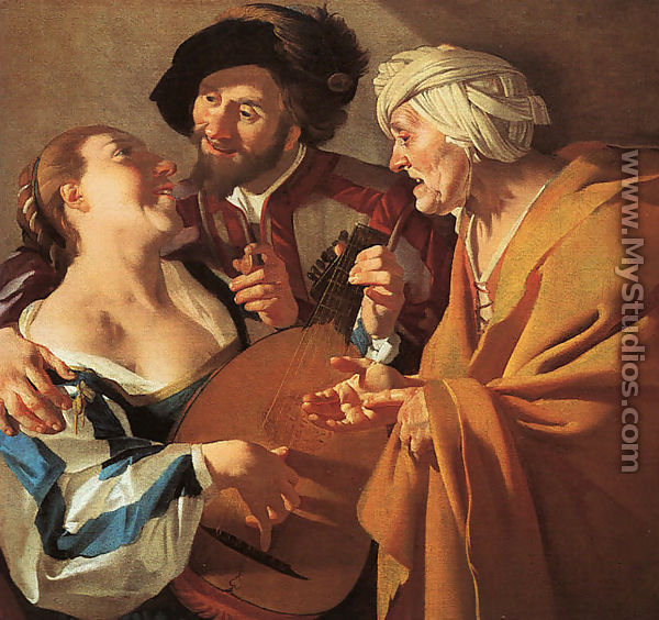 The Procuress 1622 - Dirck Van Baburen