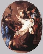 The Ecstasy Of St Catherine Of Siena 1743 - Pompeo Gerolamo Batoni