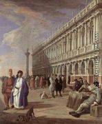 The Piazzetta and the Library 1720s - Luca Carlevaris