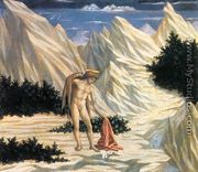 St John in the Wilderness (predella 2) c. 1445 - Domenico Veneziano