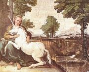 The Maiden and the Unicorn c. 1602 - Domenichino (Domenico Zampieri)