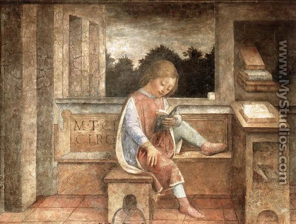 The Young Cicero Reading c. 1464 - Vincenzo Foppa