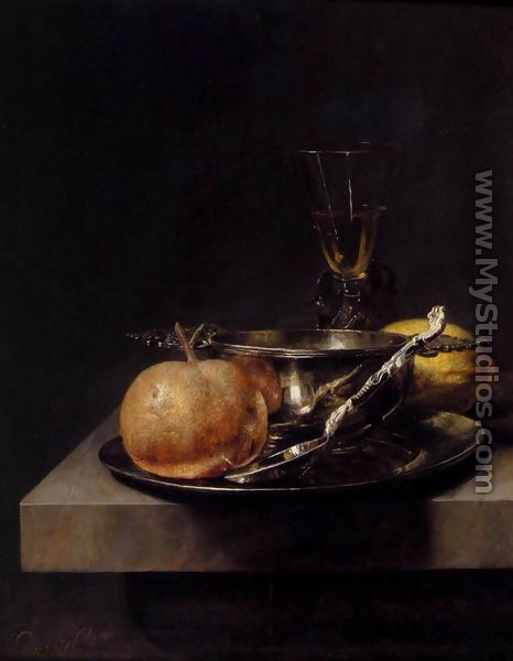 Still Life With Silver Cup - Cornelis Kick