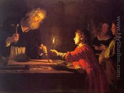 Childhood of Christ  1620 - Gerrit Van Honthorst