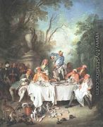 Luncheon Party in a Park c. 1735 - Nicolas Lancret
