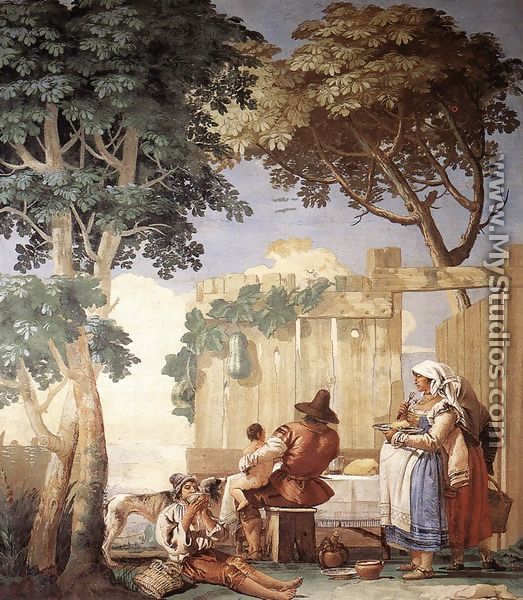 Family Meal 1757 - Giovanni Domenico Tiepolo