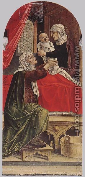 The Birth of Mary 1473 - Bartolomeo Vivarini