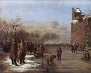 Amusement on the Ice 1669 - Adriaen Van De Velde